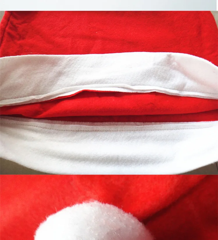 2 шт./6 шт. рождественские Чехлы для стула Decoracion Navidad Hat Рождественские украшения на стол для домашнего ужина год 50*60 см
