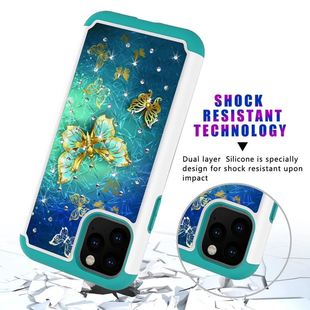 Dream Crystal Style Phone Case For iPhone 11Pro Max Dirt-resistant Slim Fashion Soft Cases Shockproof Dust-proof Phone Case