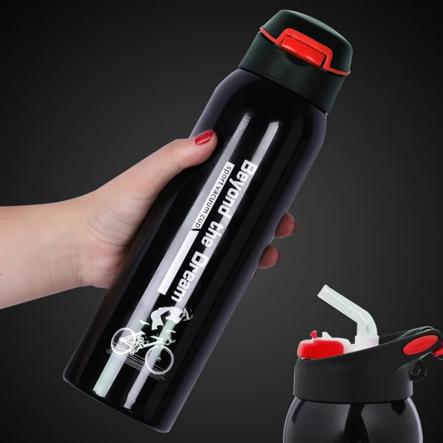 Ergonomic Curve Stainless Steel Water Bottle