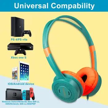 

Kids Headphones Stereo Music Foldable stereo bass headphones With Microphone Music Earphones Children Headsets Portable Audio