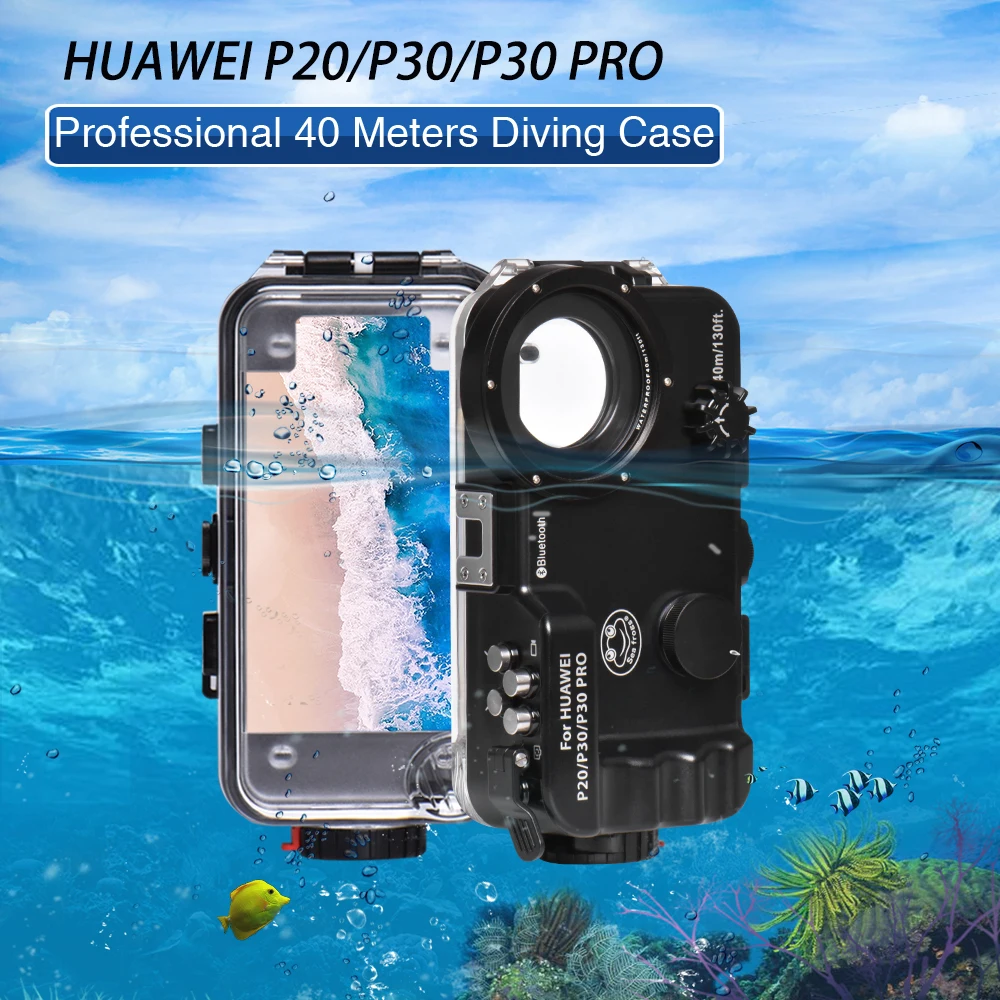 Водонепроницаемый чехол Seafrogs для телефона Huawei P20 P30 pro водонепроницаемый корпус