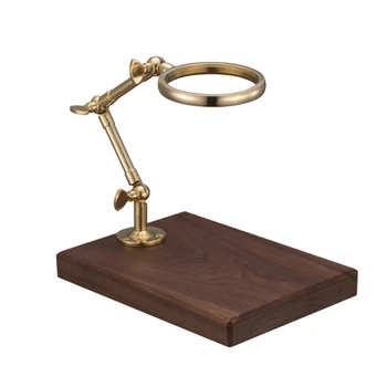 

NEW-Coffee Filter Holder Wooden Base Adjustable Coffee Filter Brewing Rack Barista Coffee Dripper Holder Rack Accessories