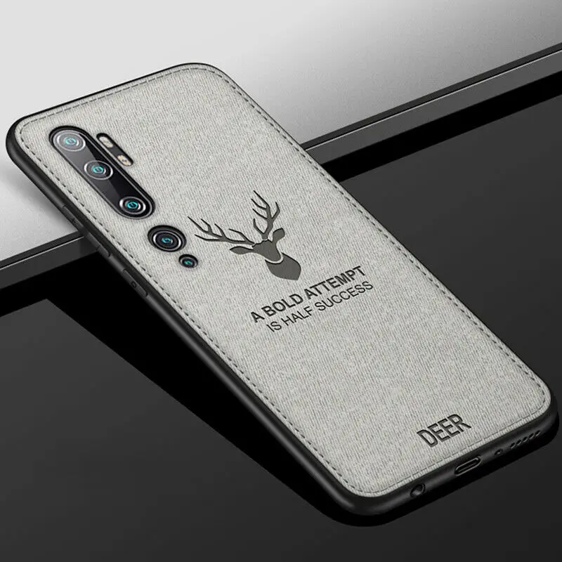 Серый YISHANGOU для Xiaomi mi 9 SE 9T Pro A3 A2 Lite A1 Pocophone F1 Elk Deer тканевый мягкий чехол для Red mi Note 8 7 6 5 Pro 8A 7A 6A - Цвет: Серый