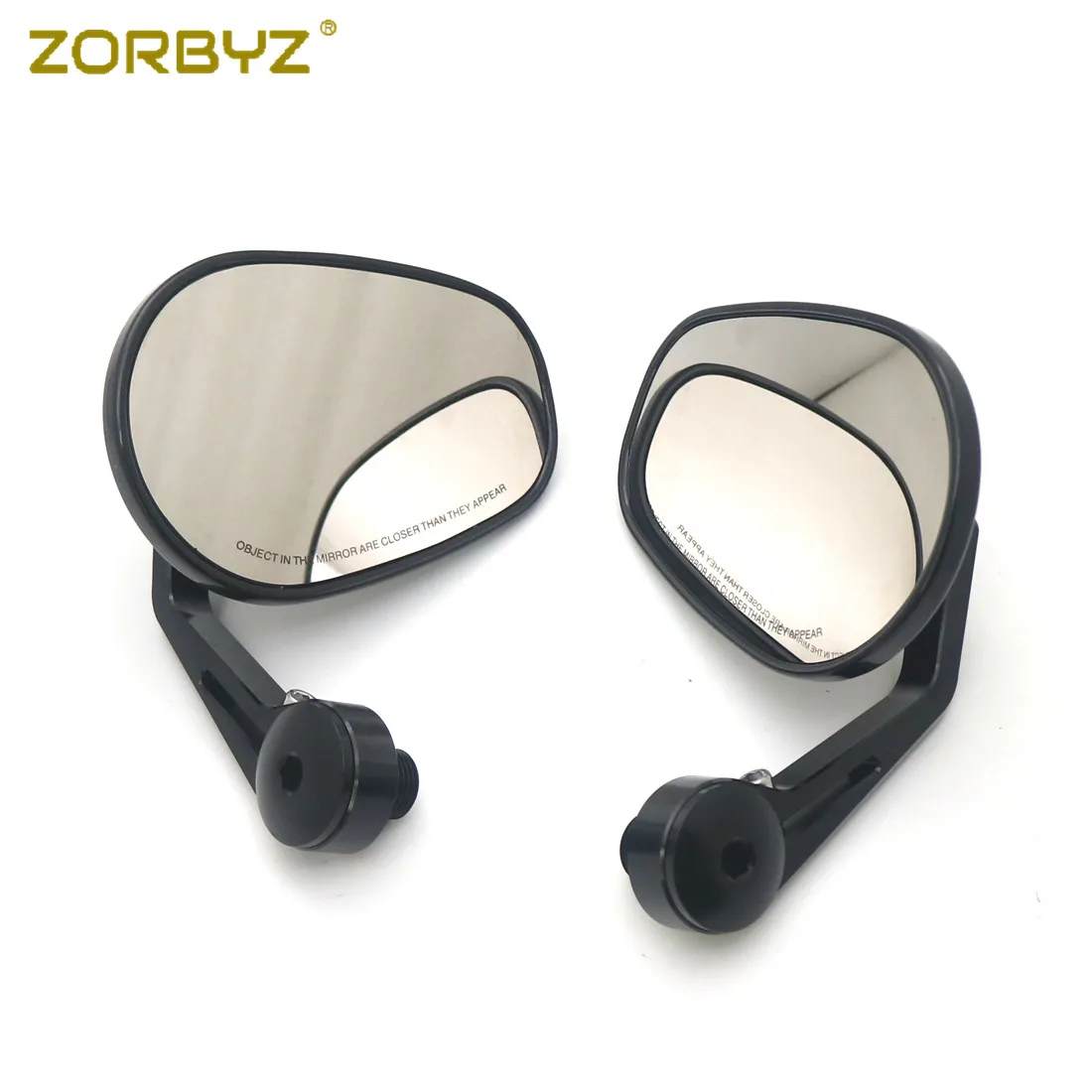 ZORBYZ черный овальный Руль конец боковой резьбой внутри крепление зеркала для Benelli Leoncino 500 502c 752s BN600 BN300