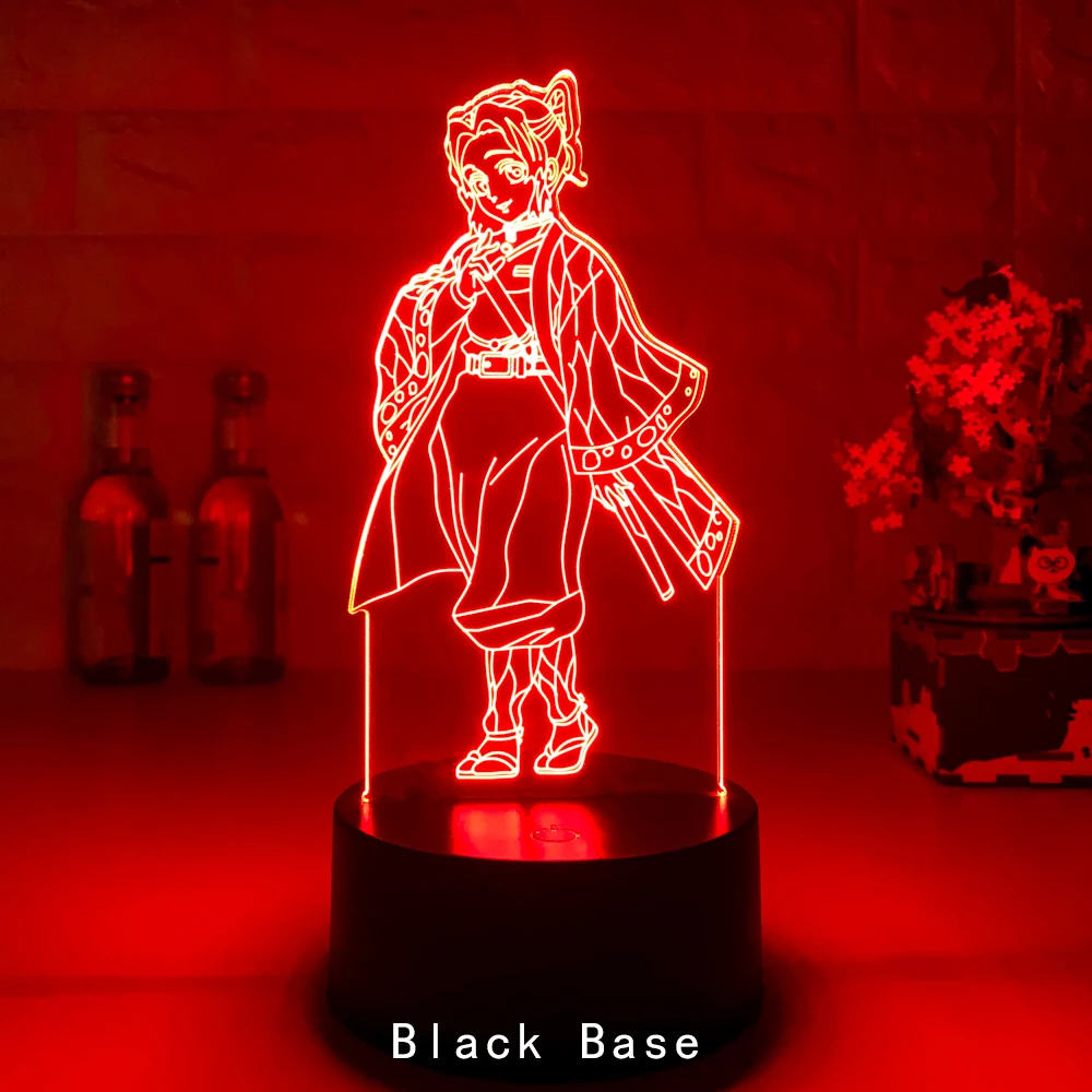 Led 3D Nachtlicht Anime Slayer Kamado Nezuko Lampe für Kind Home Dekor Geschenk 