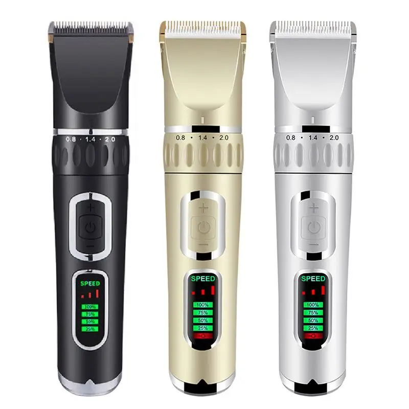 

Pet Electric Clipper Ceramic Titanium Alloy USB Rechargeable Low-noise Cat Dog Hair Trimmer Grooming Cutter