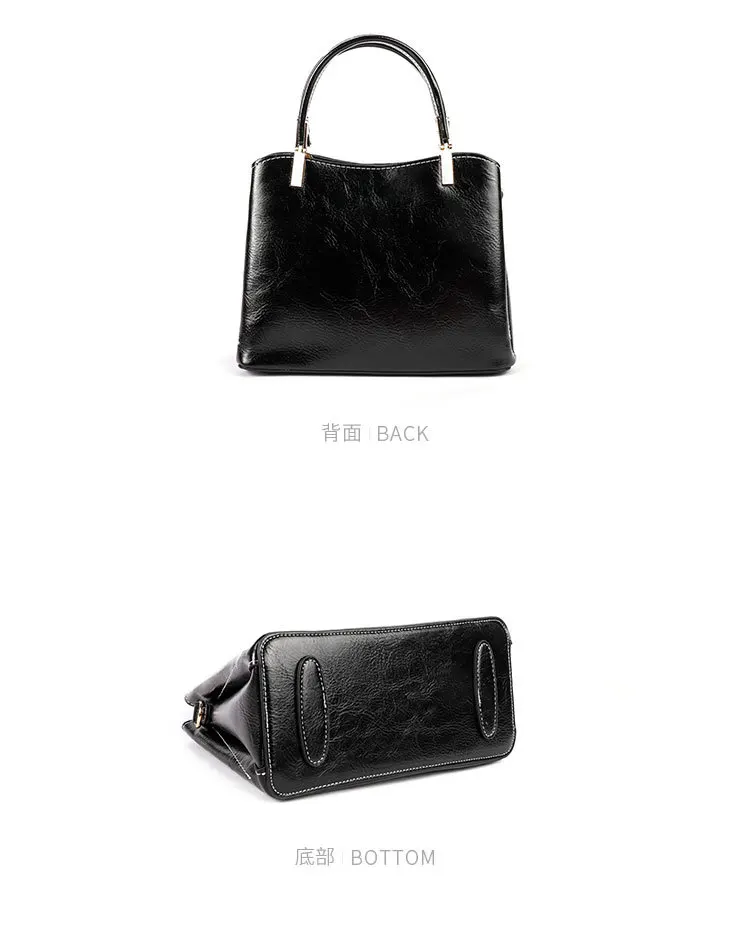 Women's Bag Business Zipper Bag Women's Oblique Satchel