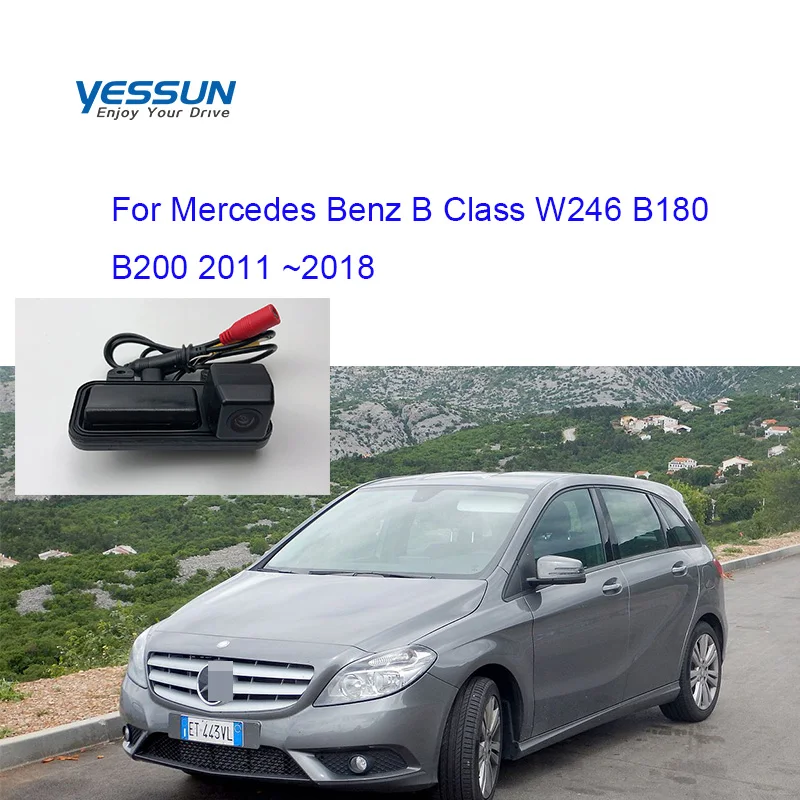 Yessun автомобильная парковочная задняя камера с динамической линией HD CCD 170 градусов для Mercedes Benz B Class W246 B180 B200 2011
