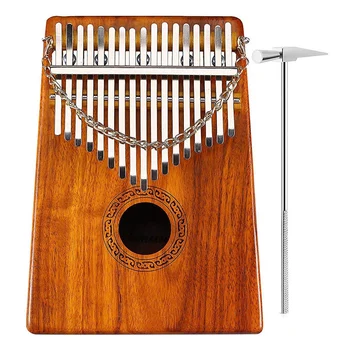 

Kalimba 17 Keys Solid KOA Thumb Piano Sanza African Finger Piano Instrument
