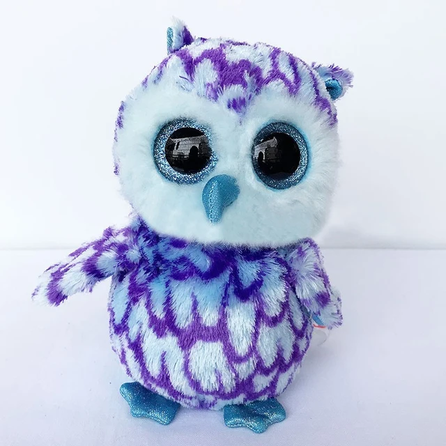 Ty Beanie Boos Big Eyes Unicorn Fox Cat Penguin Poodle Owl Plush Stuffed Animal Super Soft Bedside Toys Doll Gift For Kids 15CM 15cm