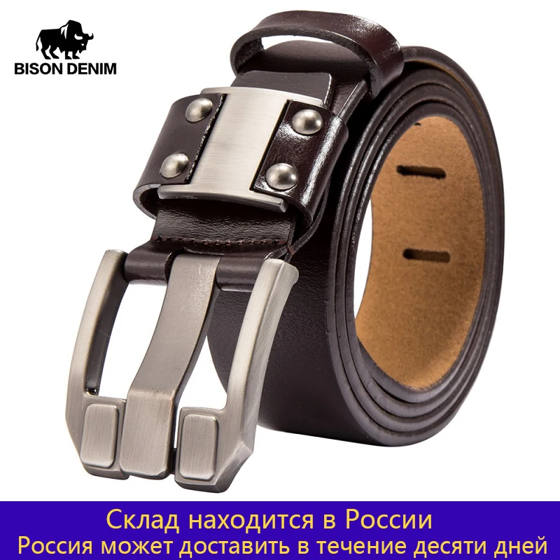 Buy BISON DENIM Mens Jeans Belts Pin 