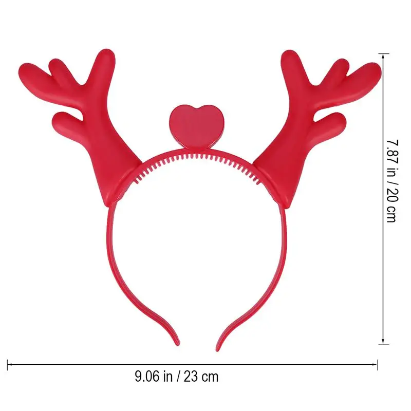 4 шт./упак. рождественские повязки Led оленьи рога оленя для волос обруч головной убор для Рождественский костюм вечерние украшения