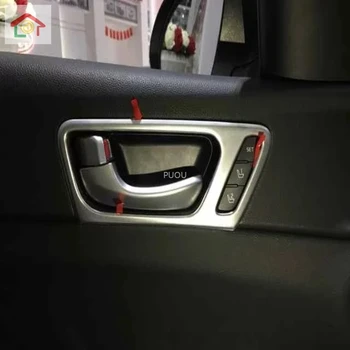 

For Kia Optima K5 2016 2017 2018 High Equipped Model Inner Door Handle Bowl Cover Interior Decoration Trim ABS Chrome