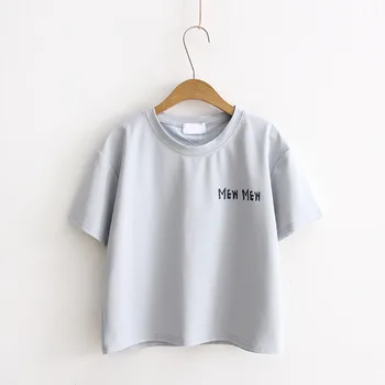 

T Shirt Women Summer Fashion 2018 New O-Neck Print Cotton Casual