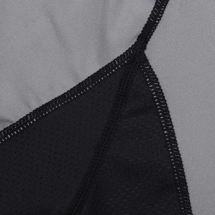 Mens Tight Fitness Athletic T-shirt Stretch Quick-drying Round Neck Long-sleeved T Shirt SEC88