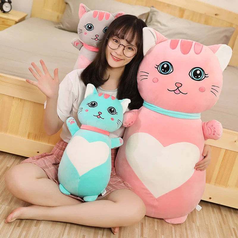 Дропшиппинг Kawaii Кот чучело плюшевый котенок мягкая игрушка Peluche милая кукла Kitty подушка для детей