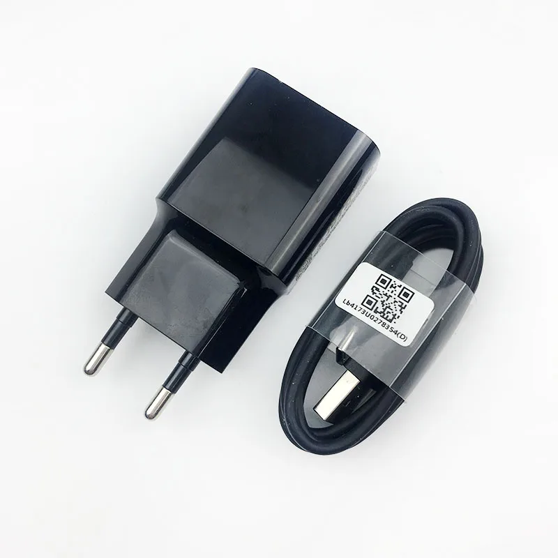 black charger set Xiao mi Оригинальное быстрое зарядное устройство EU 18 Вт Настенный адаптер питания для быстрой зарядки usb type c кабель для mi 8 9 se 9t max 3 mi x 3 2 Red mi note 7 - Тип штекера: black charger set