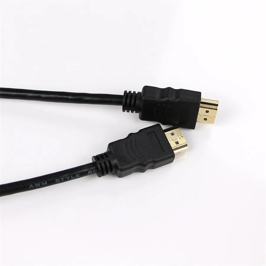 AUN HDMI кабель черный высокой чистоты бескислородная медь Male-Male высокая скорость передачи данных Поддержка 3D 1080P линия передачи данных HC48B