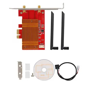 

For Intel 9260AC Dual-band 2.4Ghz-300Mbps/5Ghz-1730Mbps Wireless Bluetooth Network Card Network Card