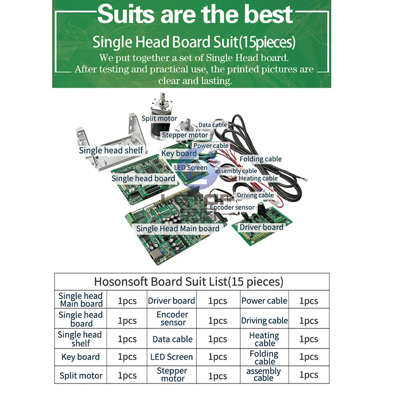 Single Head board set (6)