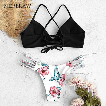 

Hand-knitted rope bikini 2020 new sexy swimsuit AliExpress explosion models ladies solid color split swimsuit direct sales