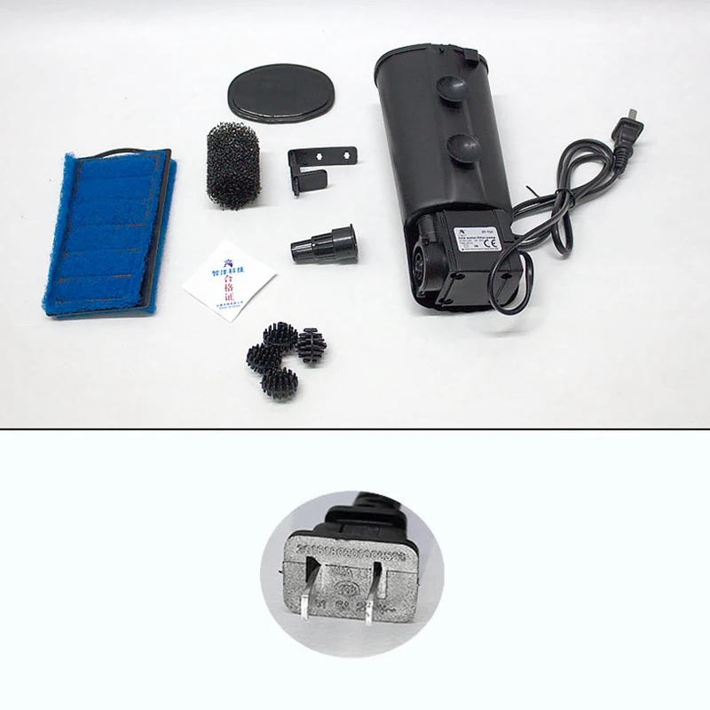 Hot Sale Aquarium Turtle Filter Quiet Flow Water Clean Pump Bio Filtration for Reptiles Tank Low Level Waterfall Filter