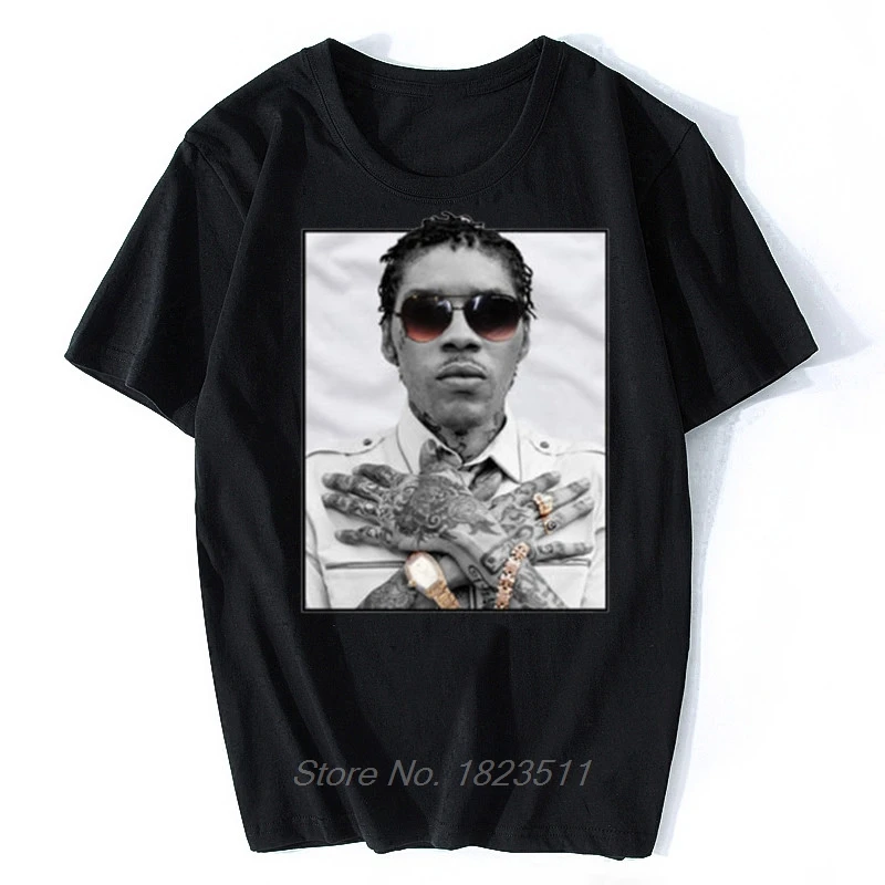 Футболка Vybz Kartel Reggae Dancehall курьерская трава Кларк крутая Повседневная футболка