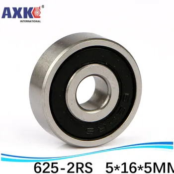 

50pcs free shipping double Rubber sealing cover deep groove ball bearing 625-2RS 5*16*5 mm 625 RS / 625RS