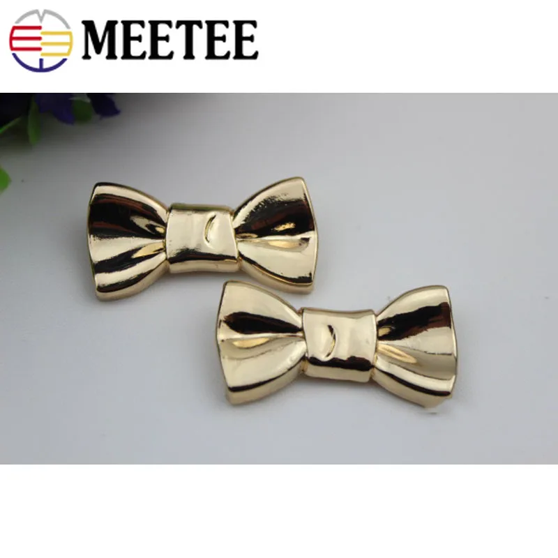 Meetee 10/20 штук 40 мм платье-пачка с бантом Туфли с металлической пряжкой куртка на пуговицах с цветочным принтом для женщин Сумочка Кошелек ювелирные изделия декоративные аппаратные средства "сделай сам" аксессуар BF269