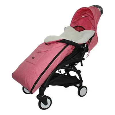 Детский спальный мешок, осенне-зимняя плотная теплая прогулочная коляска, спальный мешок, детский мешок, противовыгонный, для детей, удерживающий двойную молнию - Цвет: Foot cover