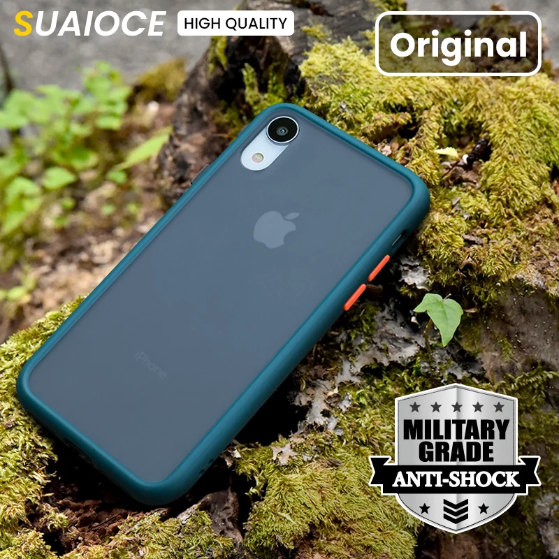 SUAIOCE Оригинальный Роскошный противоударный чехол для телефона iPhone 11 Pro X XS Max XR SE 2020