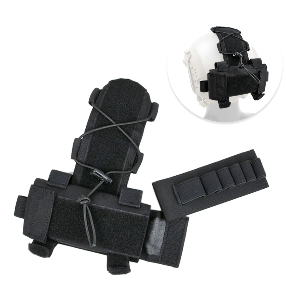 

TMC AF Battery Pouch Tactical Paste Attached Pouch Battery Case for Helmet - Black