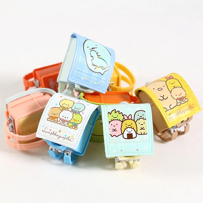 8 шт./лот Sumikko Gurashi Backapack брелок фигурки игрушки Brinquedo игрушка Коллекционная модель игрушки