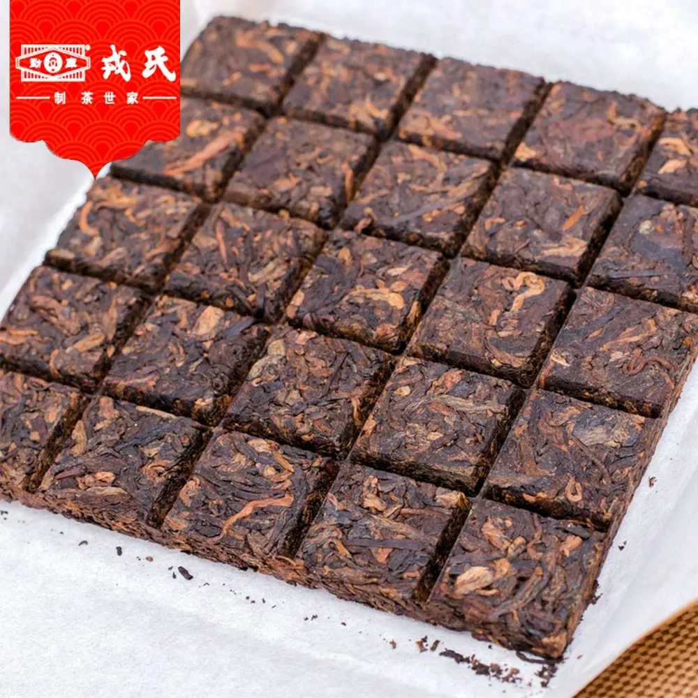 Mengku Rongshi Mu Ye Chun 3 года в возрасте Pu-erh спелый Pu-erh кирпич 100 г