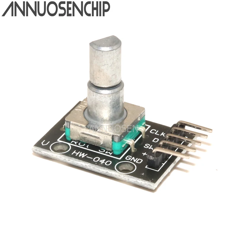 2 шт. KY-040 360 градусов Поворотный модуль кодировщика для Arduino совместимый конструктор переключатель сенсорного модуля макетной платы