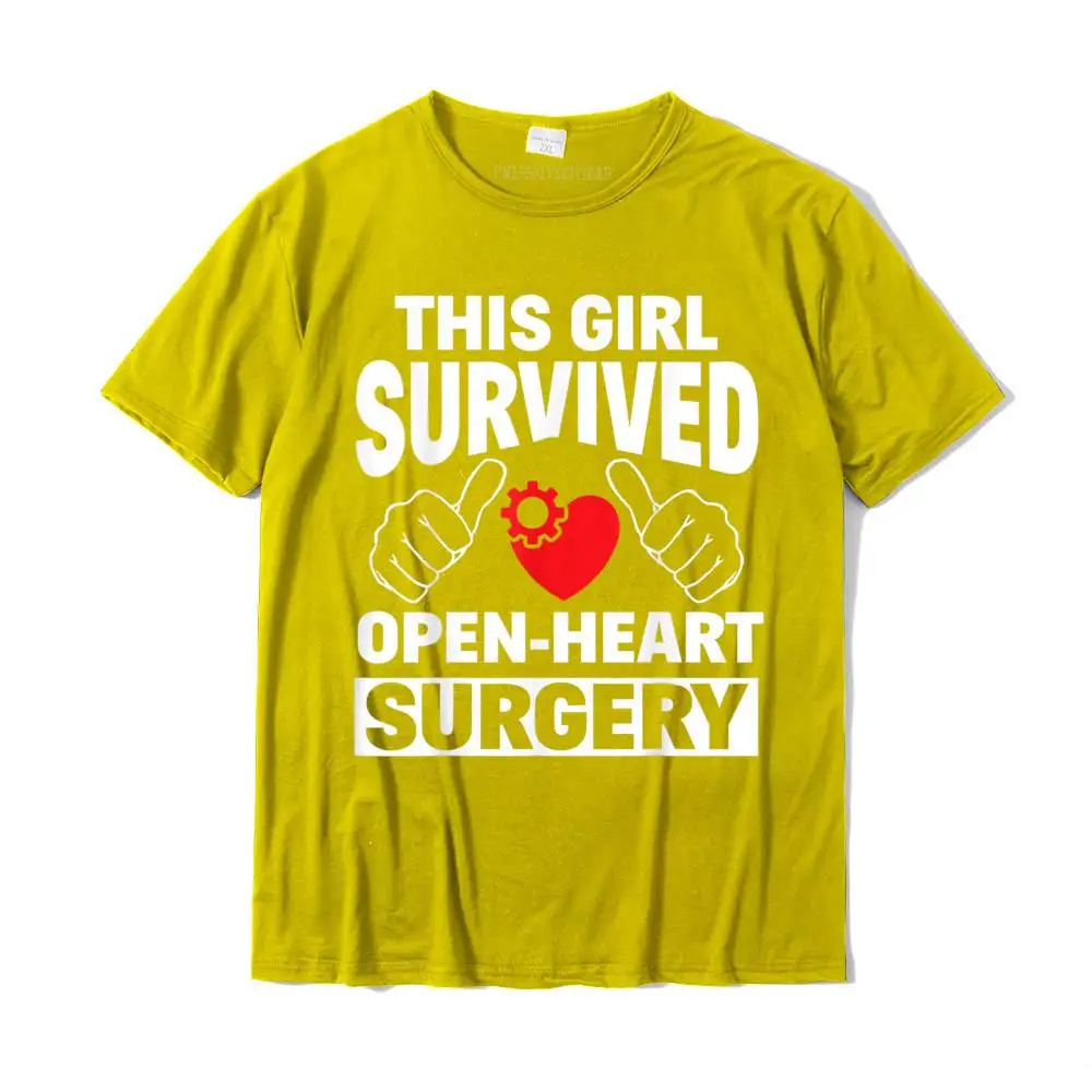  Mens T-Shirt 3D Printed Printed On Tops T Shirt Pure Cotton O-Neck Short Sleeve Casual Tops T Shirt ostern Day This Girl Survived Open Heart Surgery Get Well Women Gift T-Shirt__MZ16165 yellow