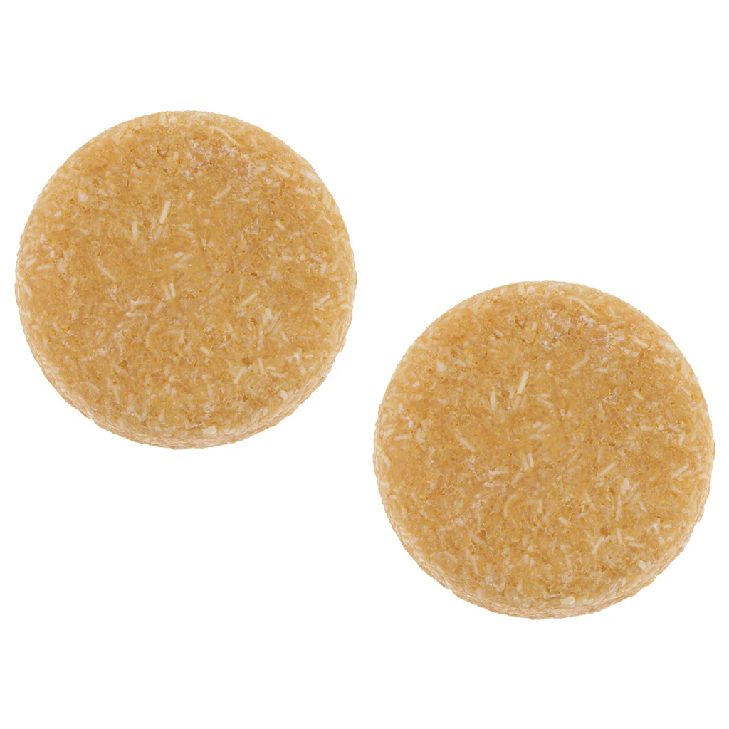 2pcs Honey Essence Hair Shampoo Bar Natural Solid Soap for Shiny Smooth Hair