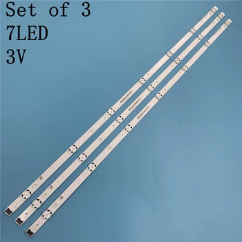 

New 3 PCS/lot 7LED 829mm3V LED backlight strip for LG 43LJ5500 43UJ6300 43UJ634V LC43490062A LC43490063A LC43490064A LC43490060A