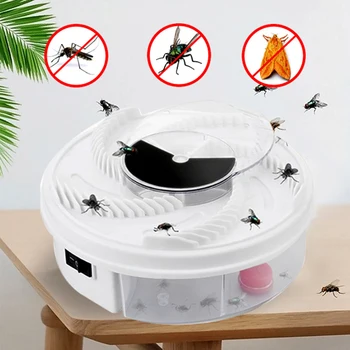 

Electric Fly Trap Anti Fly Killer Traps Automatic Flycatcher Device Pest Reject Catcher Fly Trap Catching USB Mata Moscas Catch
