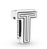 silver Прямая поставка DIY подходит Pandora талисманы браслет Алфавит буквы Шарм 925 пробы Серебро Бусина буква Изготовление ювелирных изделий - Цвет: silver