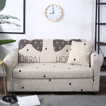 

Elastic Sofa Cover for Living Room Funda Sofa Couch Cover Bow Print Sectional Armchair Slipcover Stretch Furniture Protected