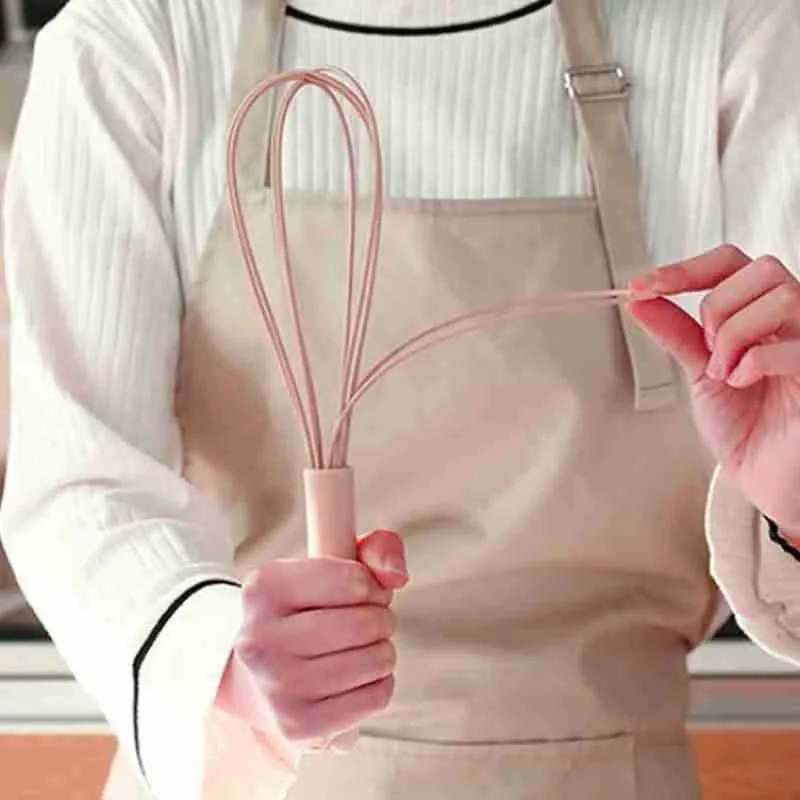 Food Grade Manual Silicone Egg Mixer Beater Whisk Hand Cream Kitchen Blender Tools Stirring G6J2