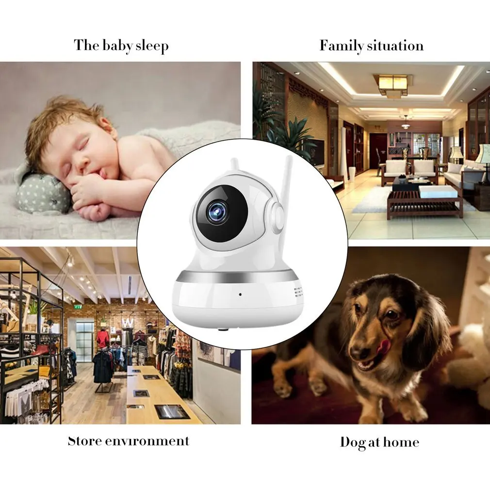  Human Body Sensor 720P Wireless Intelligent Monitor Home Security HD IP Camera With LED Wireless Sm - 4.00047E+12