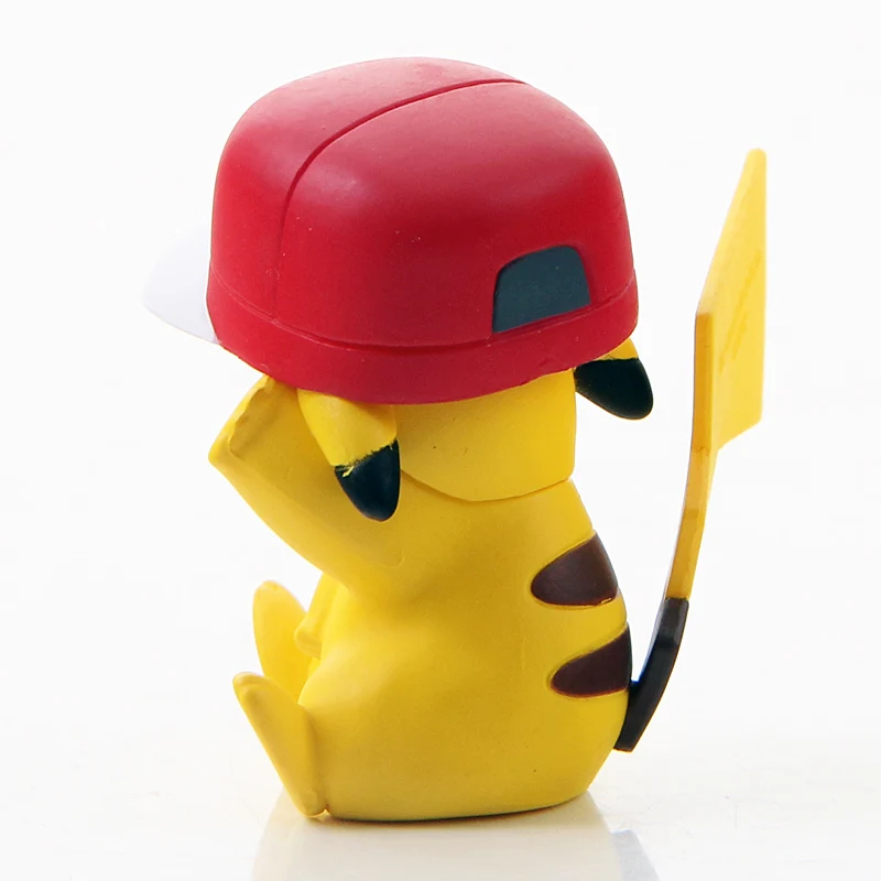 Takaratomy Pokemon Sun & Moon - Ash's Pikachu Alola Cap Action Figure