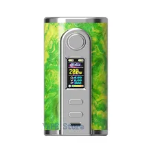SXK gaea стабилизированный деревянный мех BF Squonk Mod Двойной 18650 200 Вт Регулируемая 7 мл сжимаемая бутылка электронная сигарета vape VS Yiloong fogger