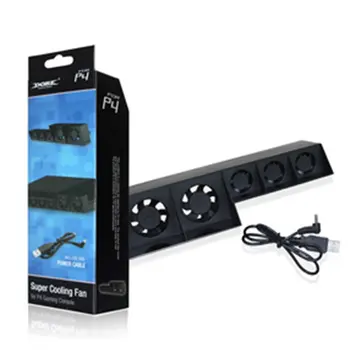

Game Console Fan Turbo Cooling Fan ABS Novel And Practical Appearance Smart Cooling Lower The Console Temperature for PS4