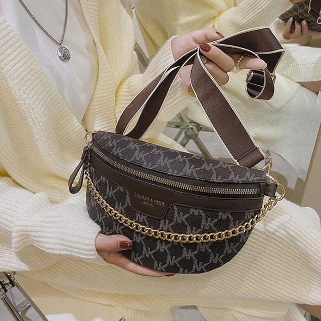 Waist Bags for Women Luxury Designer Brand Handbag Female Shopper Shoulder Purse Belt Banana Wallet Fanny Pack 2022 New Trend coffee 3