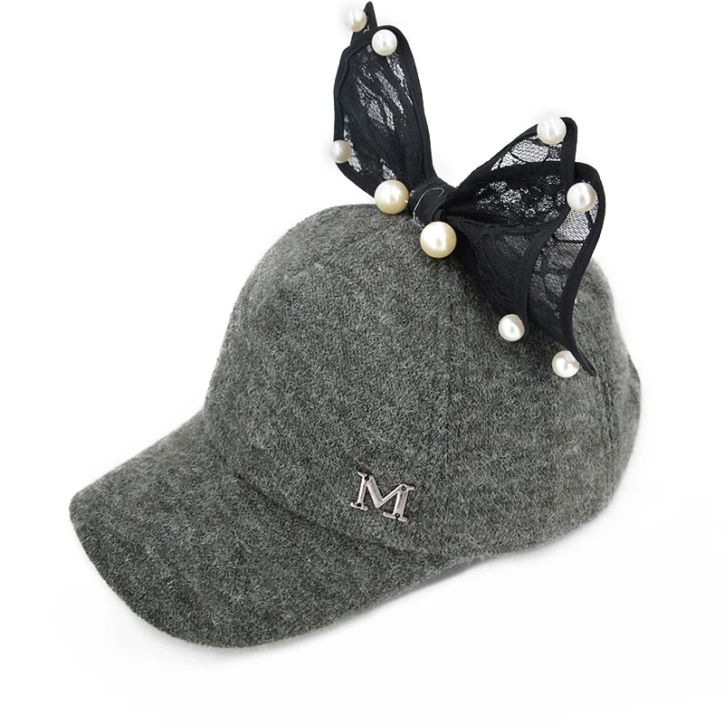 style 5 dark gray Милая детская шапка, детская бейсбольная кепка, шапка с помпоном, зимняя теплая шапка для маленьких мальчиков и девочек, одноцветная детская шапка для малыша, чепчик, enfant - Цвет: style 5 dark gray