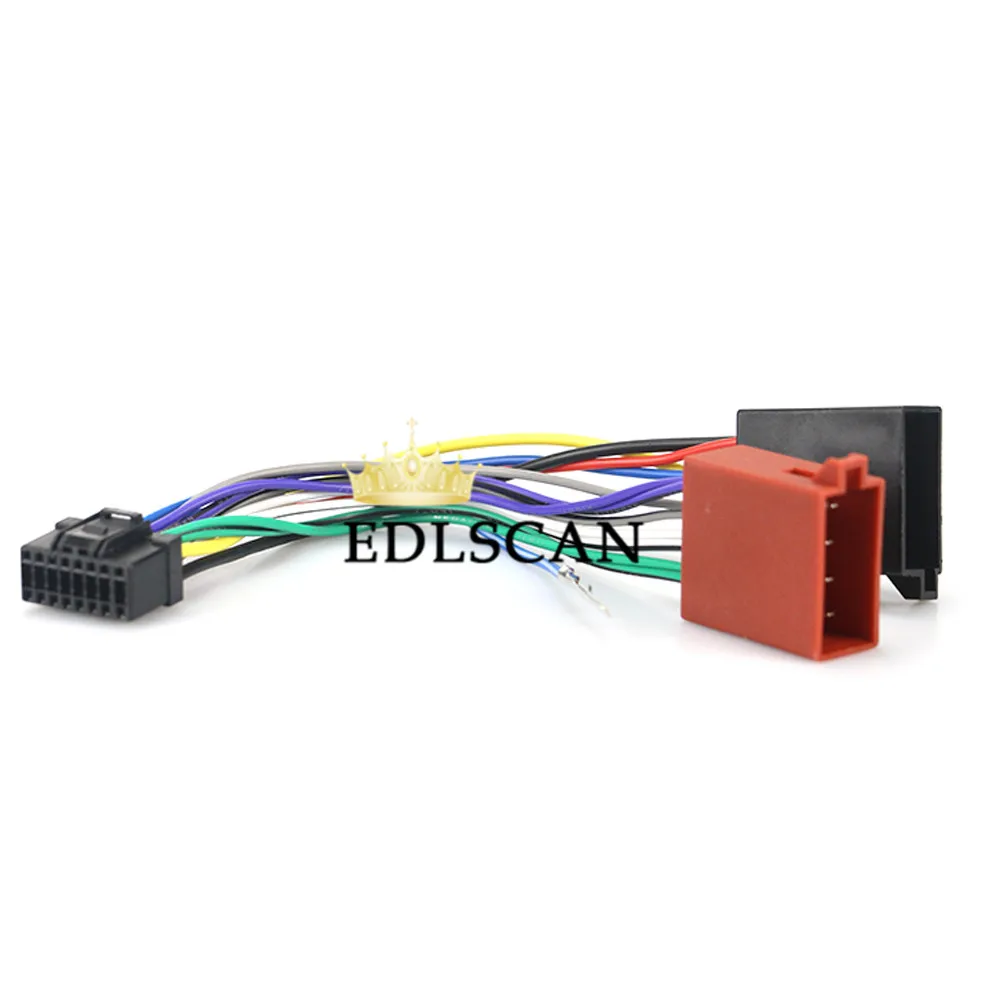 EDLSCAN для alpine CDA стерео радио кабель ISO жгут проводов головной кабель 15-101