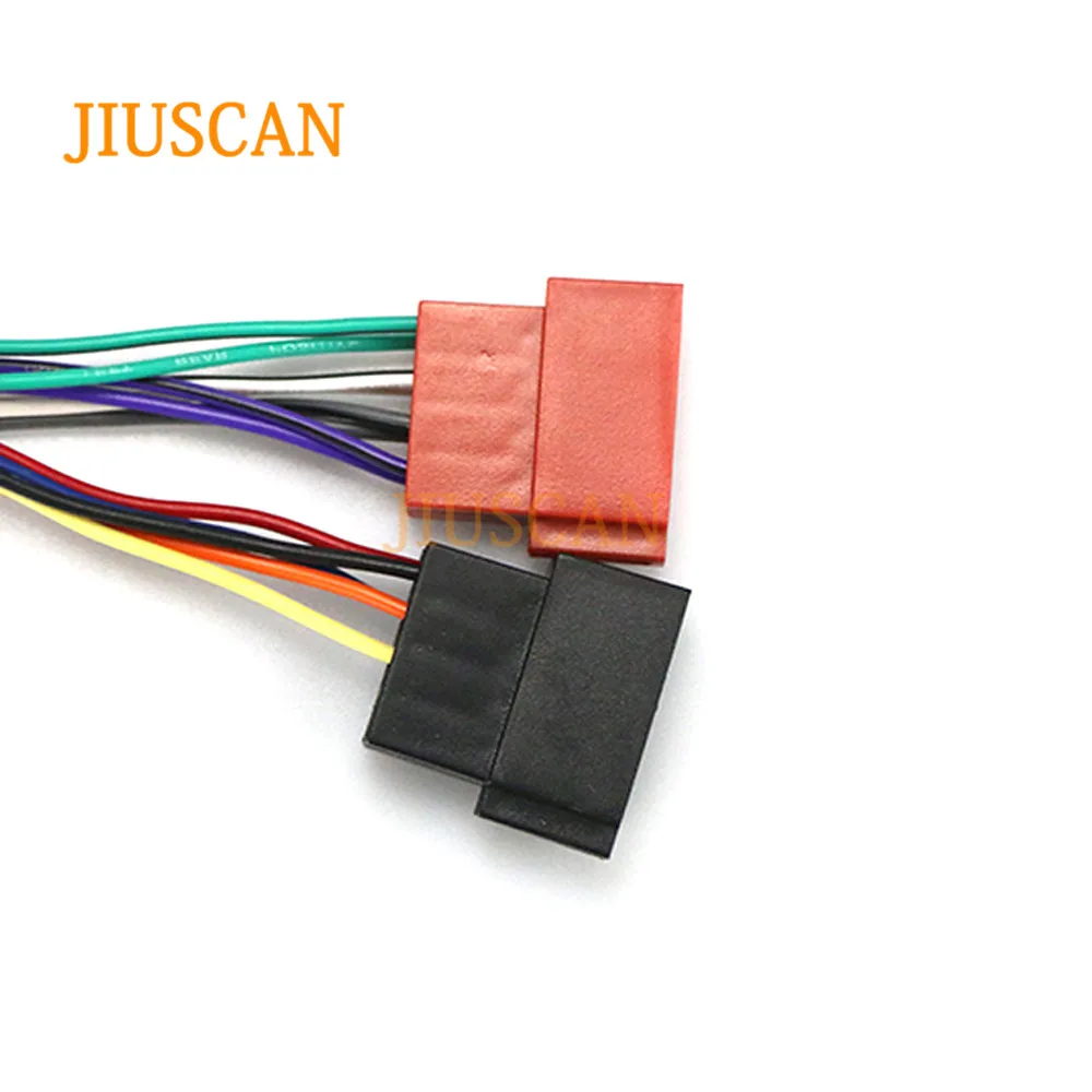 JIUSCAN 12-110 ISO радио адаптер для HONDA 1988-1998 жгута проводов разъем свинцовый ткацкий станок кабель штекер Адаптер стерео